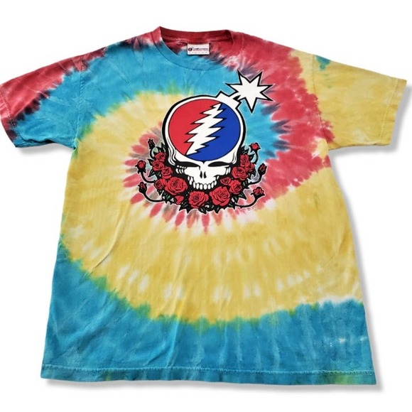 2013 Grateful Dead The Hundreds Tie Dye TShirt Size Large - Picture 1 of 7